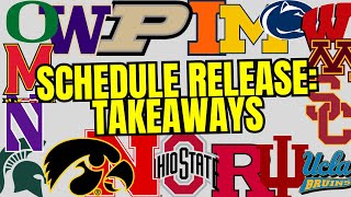 Big Ten Basketball Schedule Release Takeaways [upl. by Rollin751]