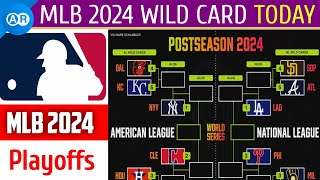 MLB Playoffs Picture 2024  MLB standings 2024  MLB wild Card  MLB Postseason 2024  MLB standings [upl. by Natan]