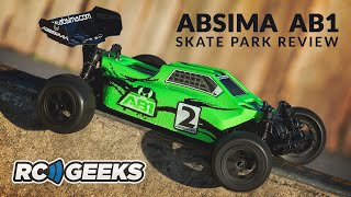 Absima Ab1 Buggy  Skate Park Review [upl. by Lain]