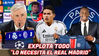 🚨EXPLOTA TODO PIDEN a JAMES en el REAL MADRID ¿LO FICHARA ANCELOTTI  JHON DURAN x PSG DETALLES [upl. by Annie]