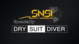 SNSI Dry Suit Diver  Specialty ENG [upl. by Orelee]