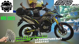 Nueva Vento GTS 300 Año 2023 Review completo ficha técnica y precio Vento Adventure [upl. by Drew]