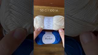 🧶Yarn Review DROPS Muskat yarn🧶 yarn yarnreview crochet knitting [upl. by Aihsa]