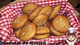 Galletas de Ajonjolí CRUJIENTES DELICIOSAS Y RAPIDAS [upl. by Llerryt247]