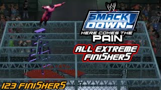 WWE Smackdown Here Comes The Pain Finishers 123 Finishers [upl. by Thibault]