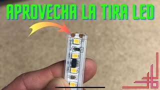 INSTALAR TIRA LED CON INTERRUPTOR  Ideas donde colocar Leds en casa [upl. by Nahor]