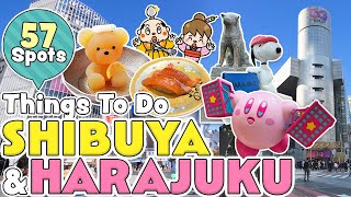 Things to do in Shibuya amp Harajuku Tokyo 2024  Japan Travel Itinerary [upl. by Ynattyrb]