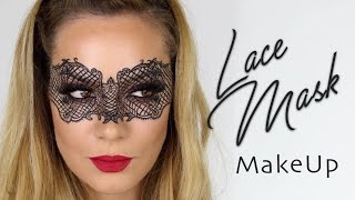 Lace Mask MakeUp Tutorial  Halloween Fancy Dress Masquerade  SnapChat Filter  Shonagh Scott [upl. by Anatnom]