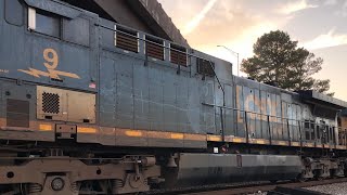 Switching in Fairburn Ga amp MOW truck doing maintenance on the CSX A amp WP sub 1142024 Enjoy [upl. by Ahsinut]