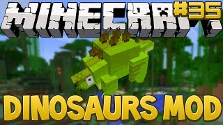 Minecraft Dinosaurs Mod Fossils and Archaeology Series Episode 35  Stegosaurus Hatches [upl. by Akehs535]