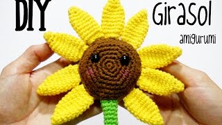 DIY Girasol amigurumi crochetganchillo tutorial [upl. by Vareck274]