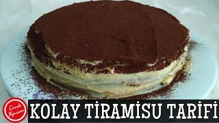 Kolay Tiramisu TarifiPasta Tarifleri [upl. by Billmyre]