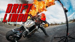 KTM 690 DUKE MOTORCYCLE LIMBO DRIFT RokON VLOG 54 [upl. by Ralyks]