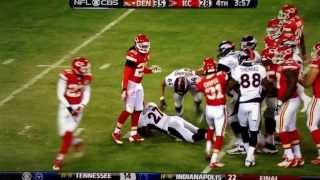 Knowshon Moreno funny crawling after big play [upl. by Euqinommod]