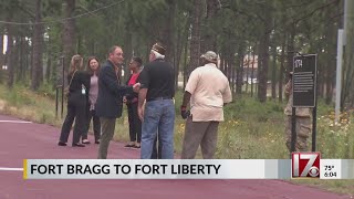 Days ahead of name change Fort Bragg commemorating new name’s meaning [upl. by Gilbye]