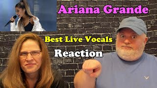 Reaction to Ariana Grande quotBest Live Vocalsquot [upl. by Cherye]