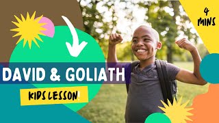 Kids Bible Devotional  David amp Goliath [upl. by Assirol472]