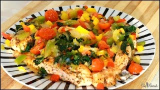 Easy Healthy Oven Baked Salmon  Recipes By Chef Ricardo [upl. by Croom]