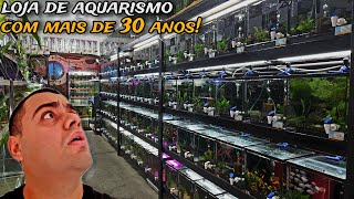 TOUR COMPLETO EM UMA DAS LOJAS DE AQUARISMO MAIS ANTIGAS DO BRASIL  AQUARIO WAY [upl. by Enirahtak]