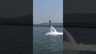 flyboarding india goaviral trending mumbai saltyhaikya [upl. by Akcemat]