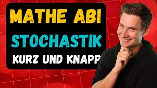 STOCHASTIK im Mathe Abi alle Begriffe und Formeln  Mathe Abi 2024 [upl. by Assiron]