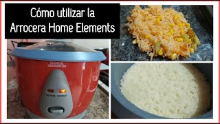 Cómo utilizar la Arrocera Eléctrica Home Elements🤩 [upl. by Ecila]