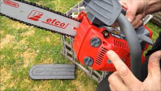 Efco chainsaw review Italian Made Arborist Chainsaw [upl. by Gelasias]