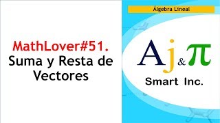 MathLover 51 Suma y resta de Vectores en R2 y R3 [upl. by Rennane100]