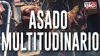 Asado multitudinario empresa hace asado para todos sus empleados [upl. by Vic542]