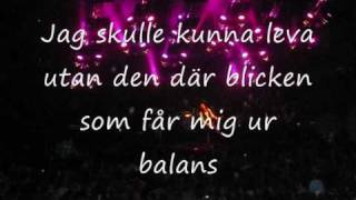 Lars Winnerbäck feat Miss Li  Om du lämnade mig nu lyrics [upl. by Rankin]