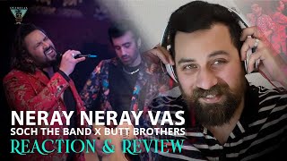 Neray Neray Vas  Soch The Band x Butt Brothers  Coke Studio  Overseas Paki REACTION amp REVIEW [upl. by Erine]