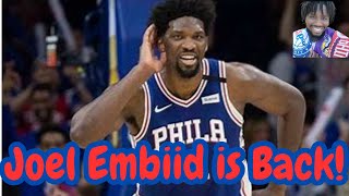 Joel Embiid is back  Tyrese Maxey had his 1st triple double of his career  Theres order now [upl. by Sletten722]