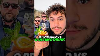 primeiro VS último drink da noite livedobrino humor MundinhoBrino [upl. by Colfin]