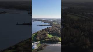 vooroever vlietsingel drone medemblik water avontuur vogels watersport dji [upl. by Athalia]