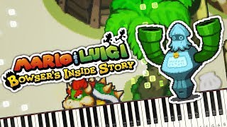 Mario amp Luigi Bowsers Inside Story  Beachside Dream Theme Piano Tutorial Synthesia [upl. by Sosthenna870]