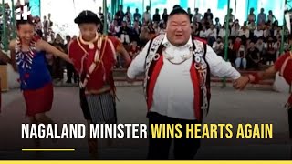 Viral Nagaland Minister Temjen Imna Along Is Winning Hearts With His Dance [upl. by Freeland]