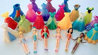 Satisfying Video I How to make Glossy Lolipops in to Rainbow Pool with Disney Princess Cutting ASMR [upl. by Wurst69]