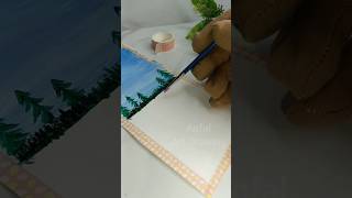 Acrylic Painting  Beautiful Landscape Acrylic Painting Techniques [upl. by Aguste]