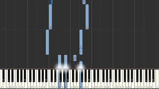 Nina Simone I Wish I Knew How It Would Feel To Be Free Piano Tutorial Synthesia [upl. by Adla]