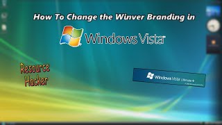 How to Change the Winver Branding in Windows Vista [upl. by Sinylg375]