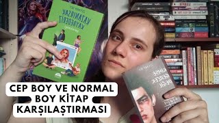 Cep Boy Ve Normal Boy Kitapları Karşılaştırdım [upl. by Jordana]