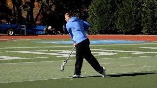 How to Throw a Long Pass  Womens Lacrosse [upl. by Leela]