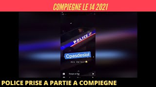 La police prise à partie à Compiègne le 16 12 2021 [upl. by Akkeber]