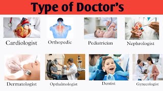 Types of Doctors  Types of Special Doctors  Doctors Name [upl. by Coughlin]