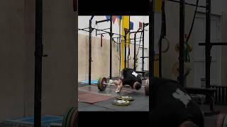 Ego lift 🤡 or muscle snatch 111 kg crossfit sports weightlifting [upl. by Arag966]