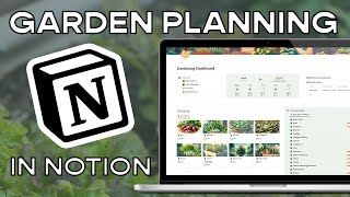 No more late seed starting 🍅 My customizable gardening calendar in Notion [upl. by Christoforo520]