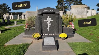 Joe DiMaggios Grave and the Cemetery City of Colma  San Francisco Walk [upl. by Pollitt]