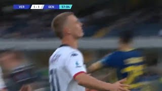 Hellas Verona vs Genoa 12 Albert Guomundsson amp Caleb Ekuban score in win for Geona Match Reaction [upl. by Milman]