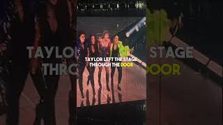 Taylor Swift walks off the stage through the door at the final show 🚪🥹 [upl. by Ettevets]