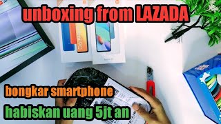 HABISKAN UANG 5jt Unboxing lazada 1212 gratis ongkir COD  UPDATE 2022 [upl. by Niwled]